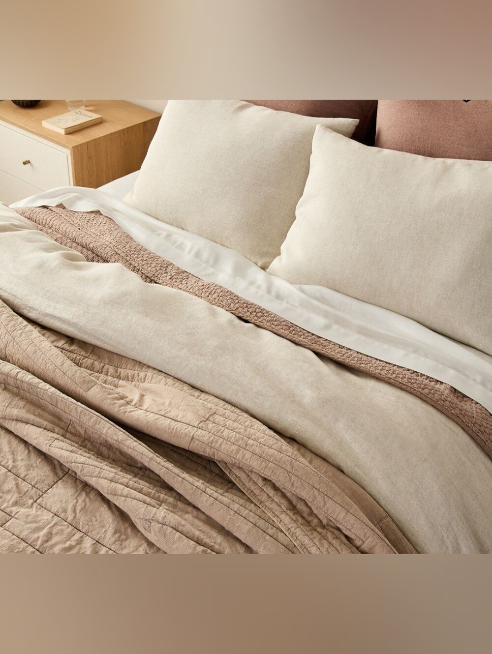 NEW!!! WEST ELM Parks Washed Cotton Quilt, King/California King,